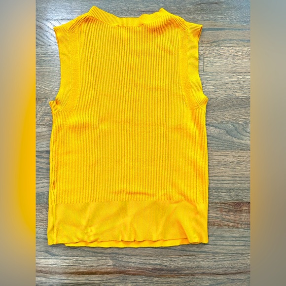 Zara Mustard Knit Tank - Picture 2 of 3